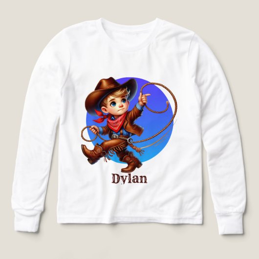 Cool Cowboy houdt van Tri-Blend Shirten (Voorkant)