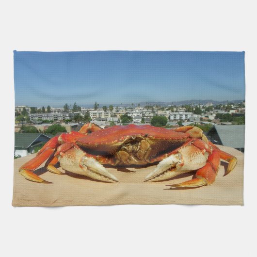 Cool Crab Kitchen Towel! Theedoek (Horizontaal)