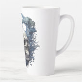 🔥 💀 Cool Crâne Latte Mug 💀 🔥 (Droite)