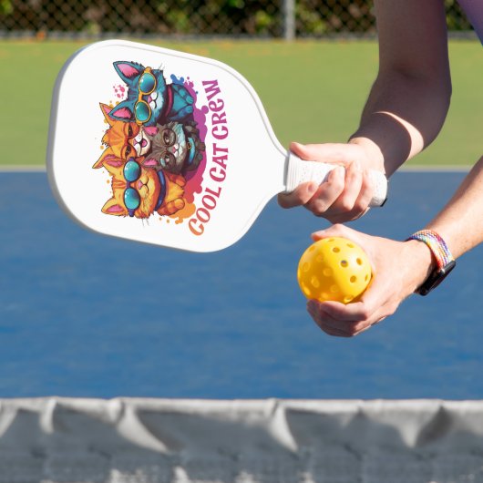 Cool Crew Cats Pickleball Paddle (Insitu)