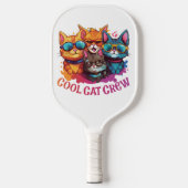 Cool Crew Cats Pickleball Paddle (Voorkant)