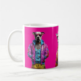 Cool Crew – Dierenvrienden in Fel Roze Koffiemok