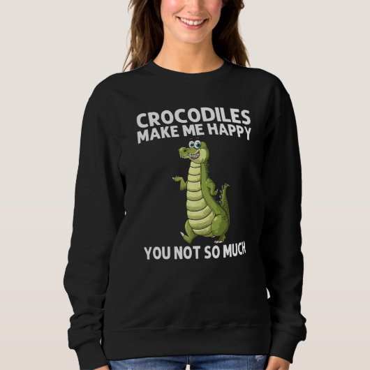 Cool Crocodile For Men Women Alligator Zookeeper Z Trui (Voorkant)