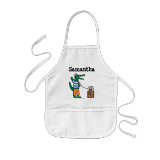 Cool Crocodile Listens to Music Kinder Schort