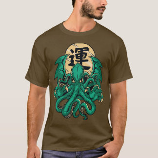 Cool Cthulhu Illustratie T-shirt