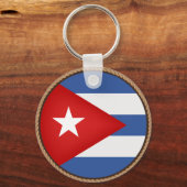 Cool Cuba Vlag Seal Sleutelhanger (Voorkant)