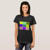 Cool Cube Graphisme Art T-shirt Vêtements Femmes H (Devant entier)