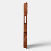 Cool Cuivre Look Vintage Style Floral Coque (Verso / Droite)