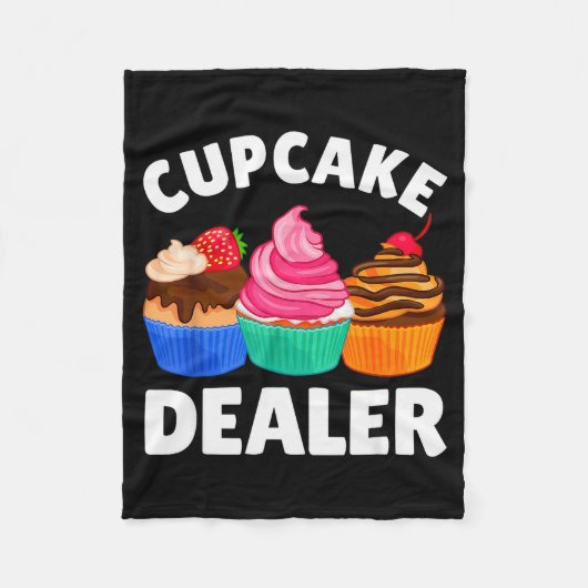Cool Cupcake Costume For Men Women Baking Cupcake Fleece Deken (Voorkant)