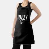 Cool Custom Jolly AF Funny Black Kitchen Schort (Insitu)