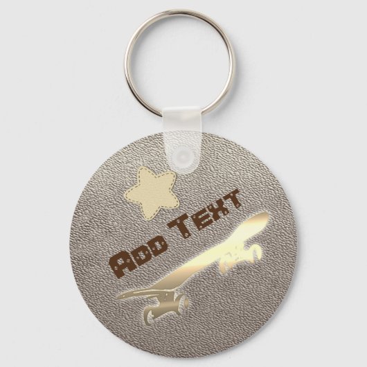 Cool Custom Skateboarding Sleutelhanger (Voorkant)