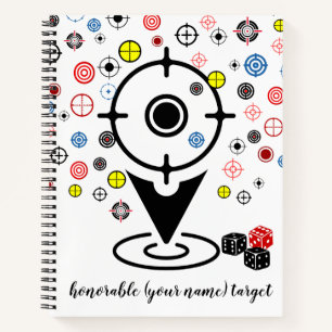 Cool custom target notaboekjournaal student notitieboek