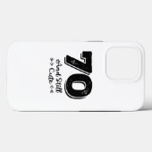 cool cute 70th birthday quote sayings Case-Mate iPhone case (Achterkant (horizontaal))