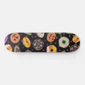 Cool Cute Glitter Confetti Donuts Halloween Skateboard (Horizontaal)