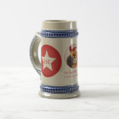 Cool Cute Modern Simple Pap First Fathers Day Bierpul (Voorkant links)
