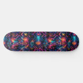 Cool Cyberpunk Anime Japanse Ontwerp Skateboard (Horizontaal)