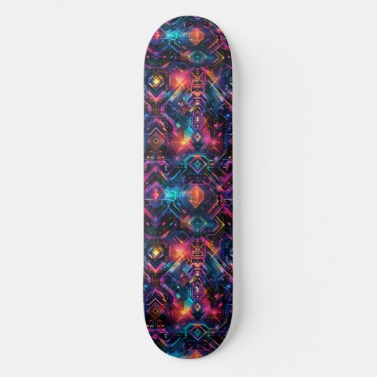 Cool Cyberpunk Anime Japanse Ontwerp Skateboard (Voorkant)