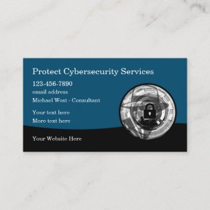 Cool Cybersecurity Business Services Visitekaartje