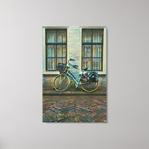 Cool cyclist giften canvas afdruk