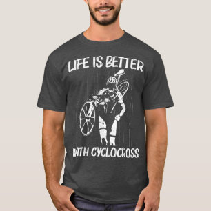 Cool Cyclocross Design for Men Women Bike Race Spo T-shirt