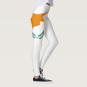 Cool Cyprus Flag Mode Leggings