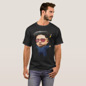 Cool Dabbing Rocket Man Kim Jong Un T-shirt (Voorkant volledig)