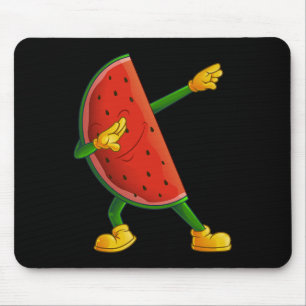 Cool Dabbing Watermeloen Grappig Fruit Dancing Ath Muismat
