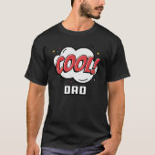 Cool Dad Comic Book Geïnspireerde illustratie T-shirt (Voorkant)