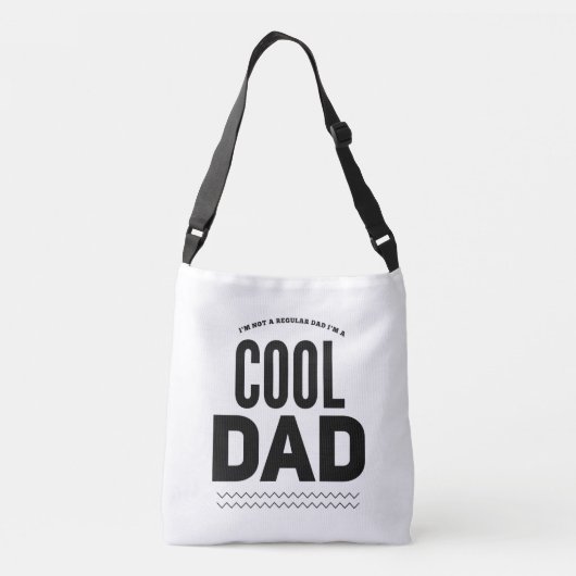 Cool dad regular dad grappige vaders dag crossbody tas (Achterkant)
