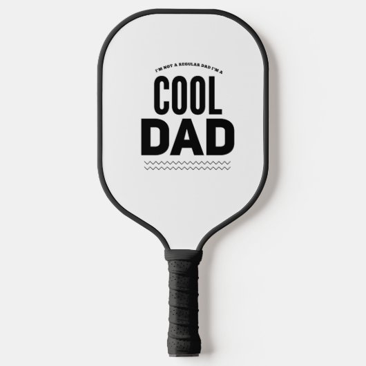 Cool dad regular dad grappige vaders dag pickleball paddle (Voorkant)