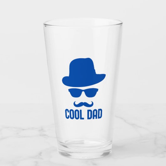 Cool Dad | U kunt de grafische ontwerpopKLEUR wijz Glas (Voorkant)