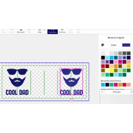 Cool Dad | u kunt KLEUR van deze afbeelding wijzig T-shirt