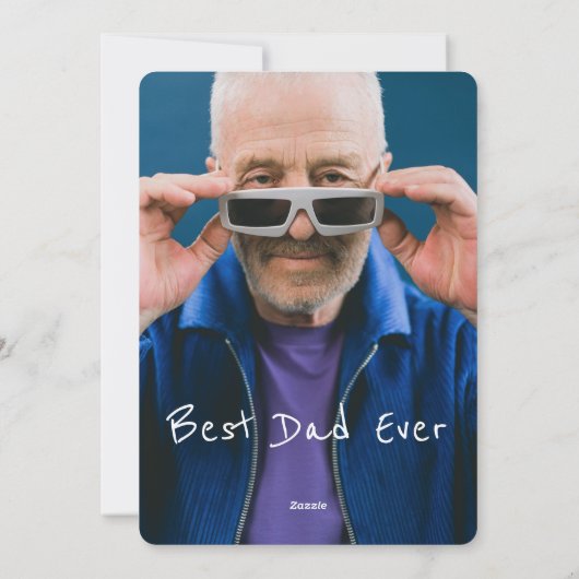 Cool Dad | VADERDAG Feestdagenkaart (Achterkant)