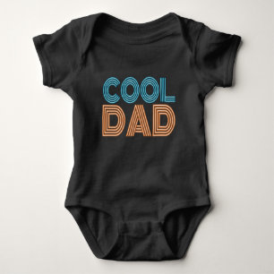 Cool Dad Vaderdag Neon Typografie Bodysuit