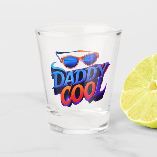 Cool Dad Vibes Shot Bril Shot Glas (Voorkant)
