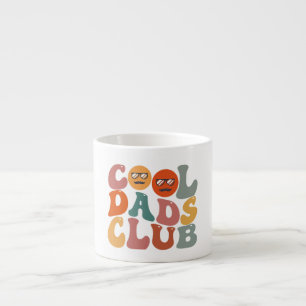 Cool Dads Club Papa Vaderdag Retro Groovy Espresso Kop