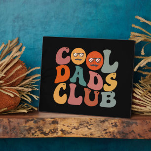 Cool Dads Club Papa Vaderdag Retro Groovy Fotoplaat