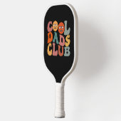 Cool Dads Club Papa Vaderdag Retro Groovy Pickleball Paddle (Links)