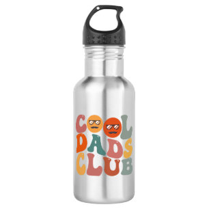 Cool Dads Club Vader Vaderdag Retro Groovy Waterfles
