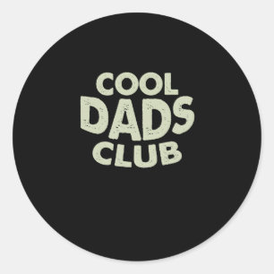 Cool Dads Club Vaderdag van dochter zoon Grappig Ronde Sticker