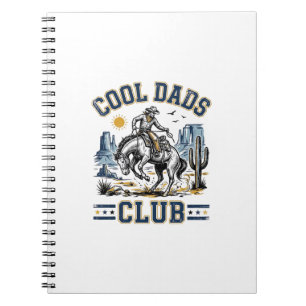 Cool Dads Club Vintage Cowboy Western Shirt Ontwer Notitieboek