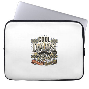 Cool Dads Club Vintage Gravure Vader T-shirt Ontwe Laptop Sleeve
