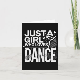 Cool Dance Kunst Voor Vrouwen Tiener Meisje Jazz D Kaart