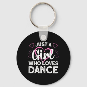 Cool Dance Kunst Voor Vrouwen Tiener Meisje Jazz D Sleutelhanger