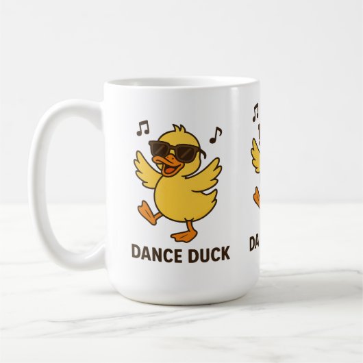 Cool Dancing Duck Koffiemok (Links)