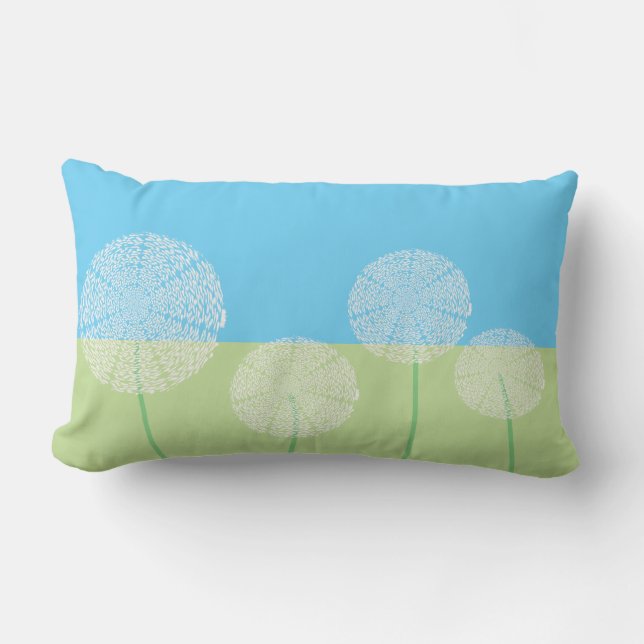 Cool Dandelion-ontwerp Kussen (Voorkant)