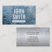 Cool de ciment d'âge de glace Carte de visite (Devant / Derrière)