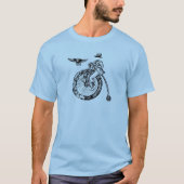 cool de moto design de t-shirt abstrait d'art grap (Devant)
