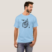 cool de moto design de t-shirt abstrait d'art grap (Devant entier)