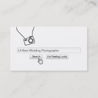 Cool de recherche Barre de Mariage Carte de visite